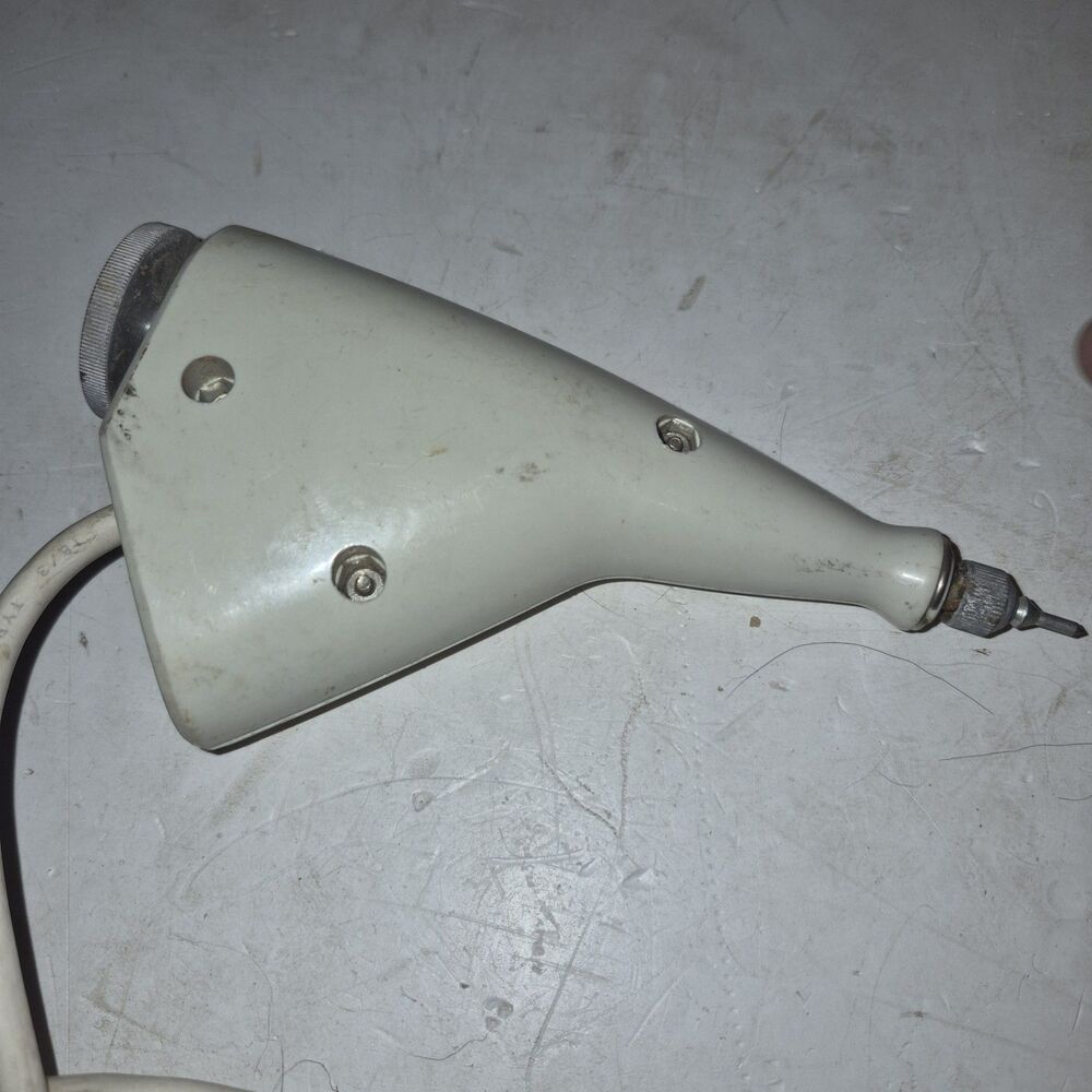 Vintage Burgess Vibro-Graver Electric Engraver Model V-74 120V W/ ADJ WHEEL